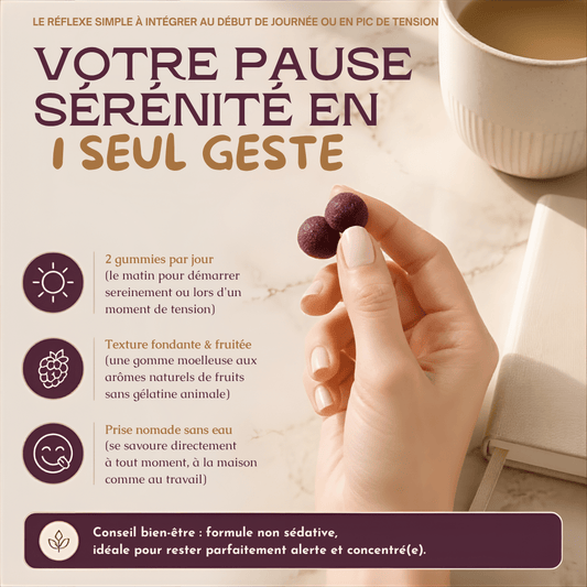 Gummies Sérénité & Équilibre Ashwagandha 300 mg & Vitamine D2 – 60 Gummies - MoonRose