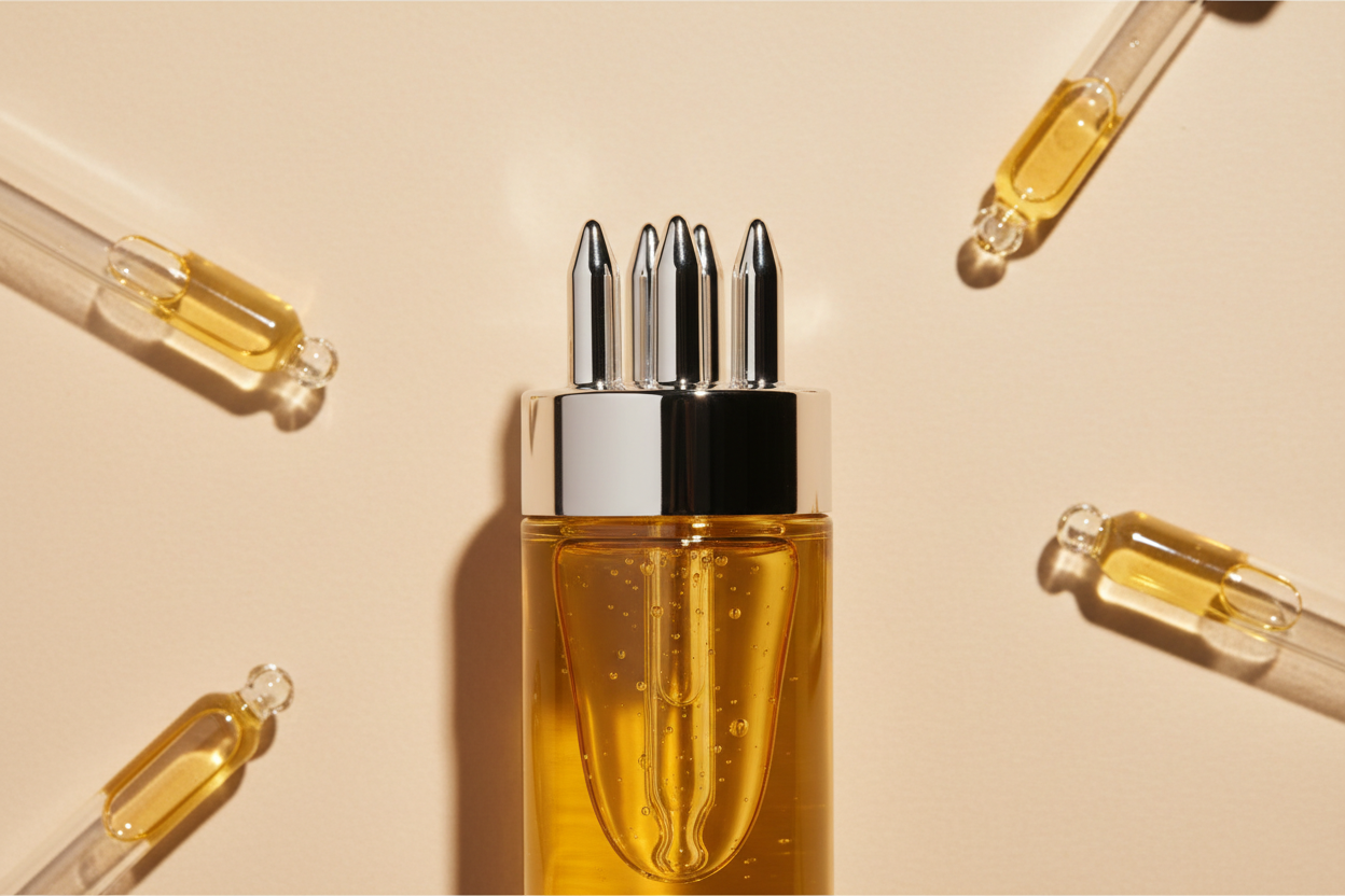 Applicateur d'huile pour cuir chevelu