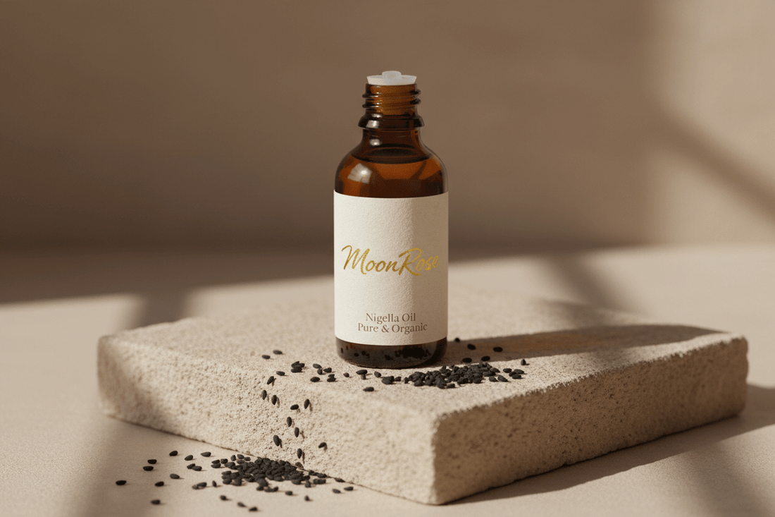 Huile de Nigelle : Bienfaits, Utilisation et Secrets d’un Trésor Naturel -  MoonRose