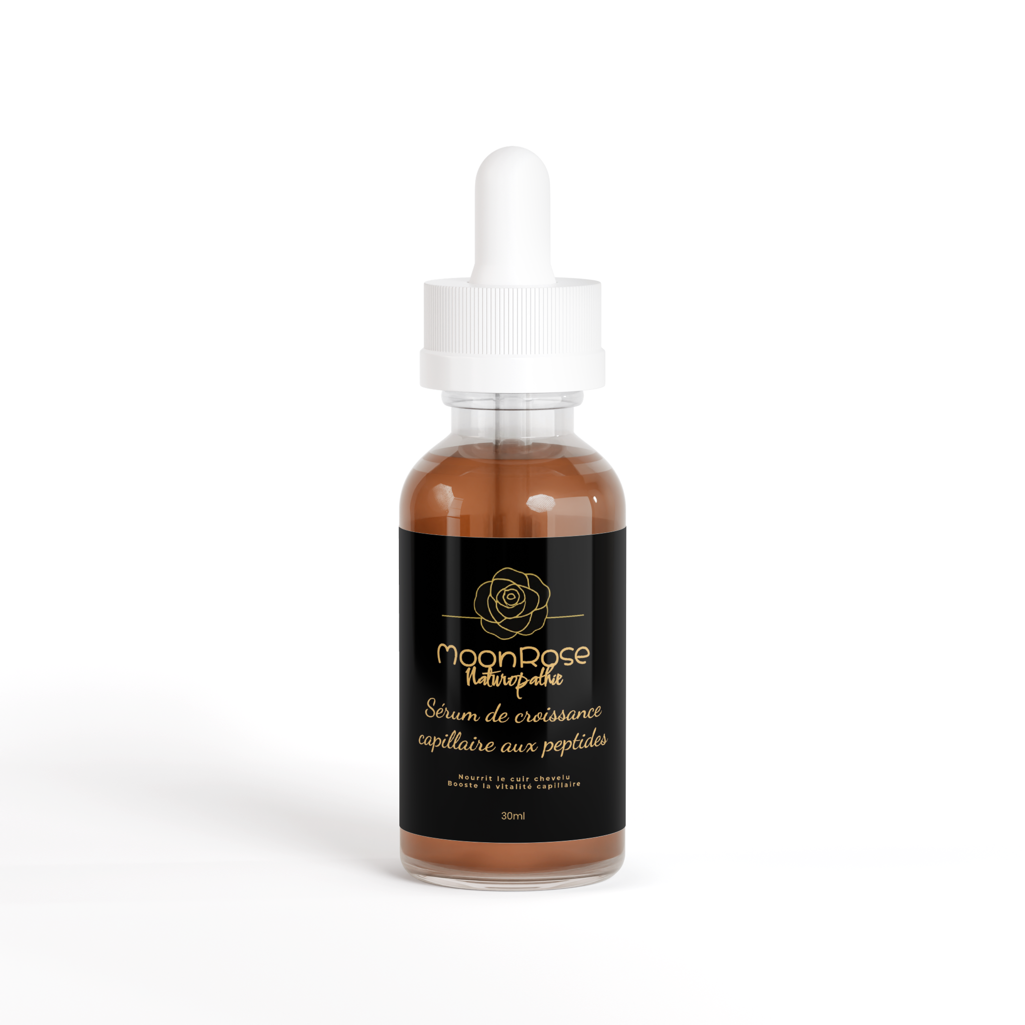 Sérum de Croissance Capillaire aux Peptides — Force, Densité & Vitalité (30ml)