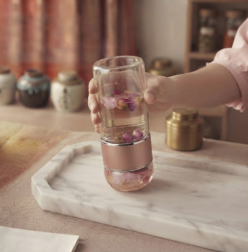 Kit Rituel Matin — Bouteille Infuseur + Poudre d'Ashwagandha