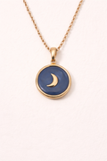 Collier pendentif étoile, lune ou cœur en argent avec chaîne fine, bijou élégant et délicat de MoonRose Boutique.