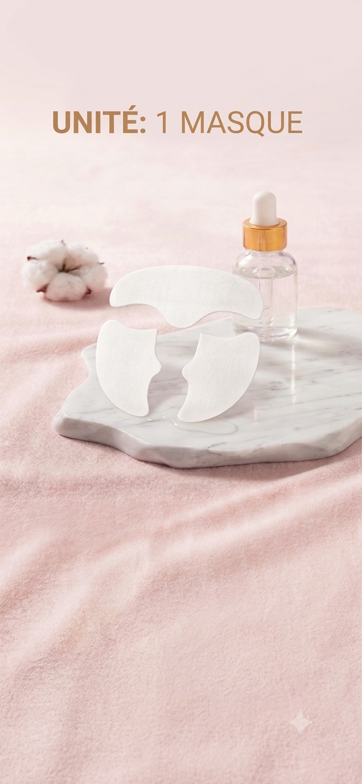 Masques Faciaux au Collagène Soluble — Technologie Bio-Collagen Anti-Âge