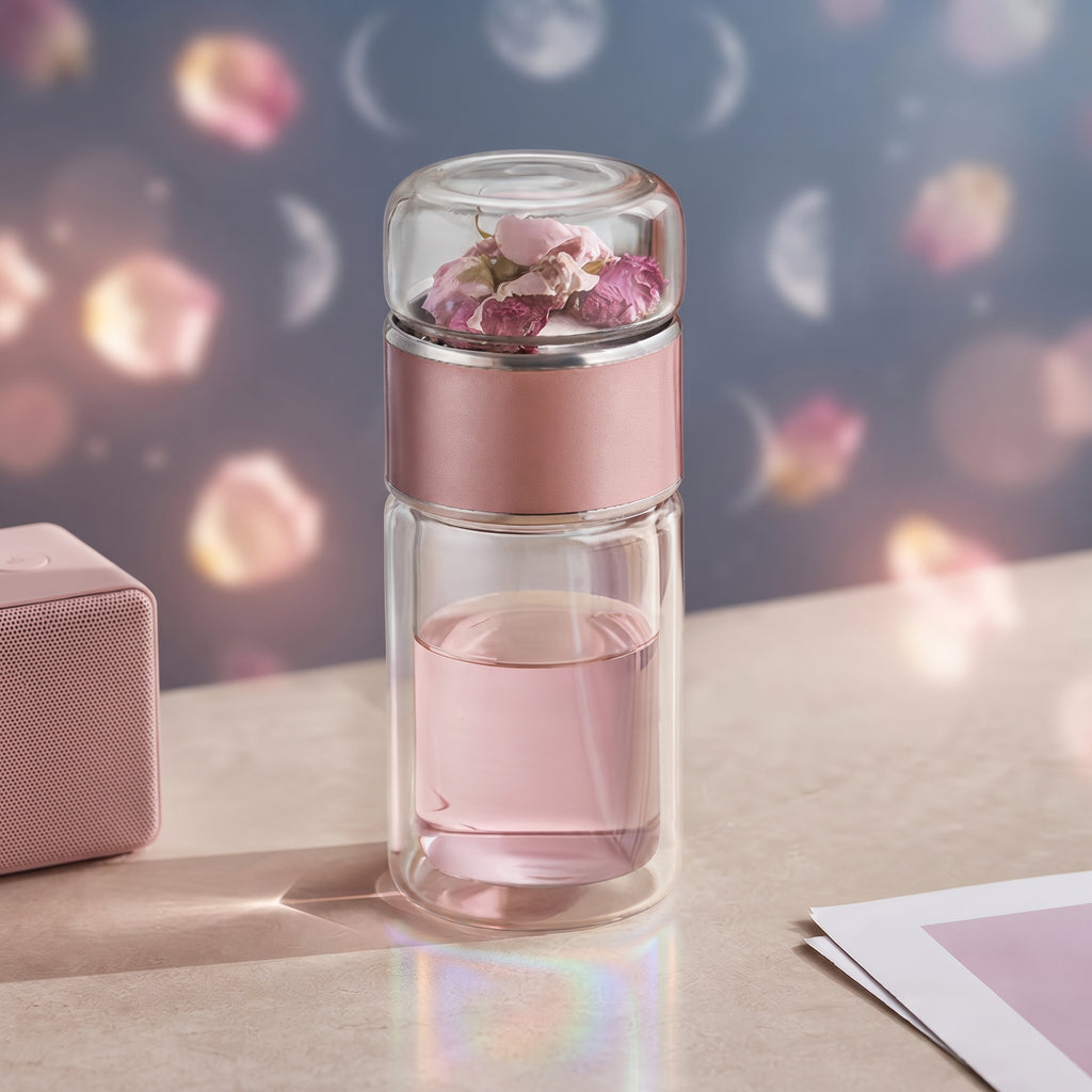 Bouteille Infuseur à Thé en Verre – Rituel Bien-être au Quotidien