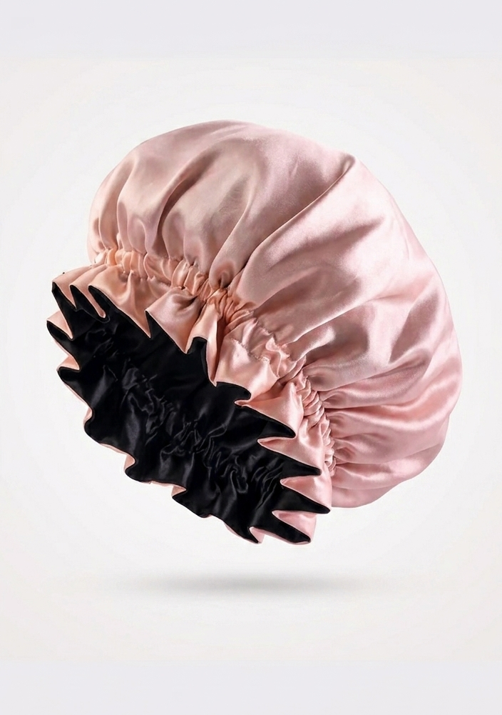 Bonnet de Nuit en Satin Premium — Protection & Soin Capillaire Nocturne