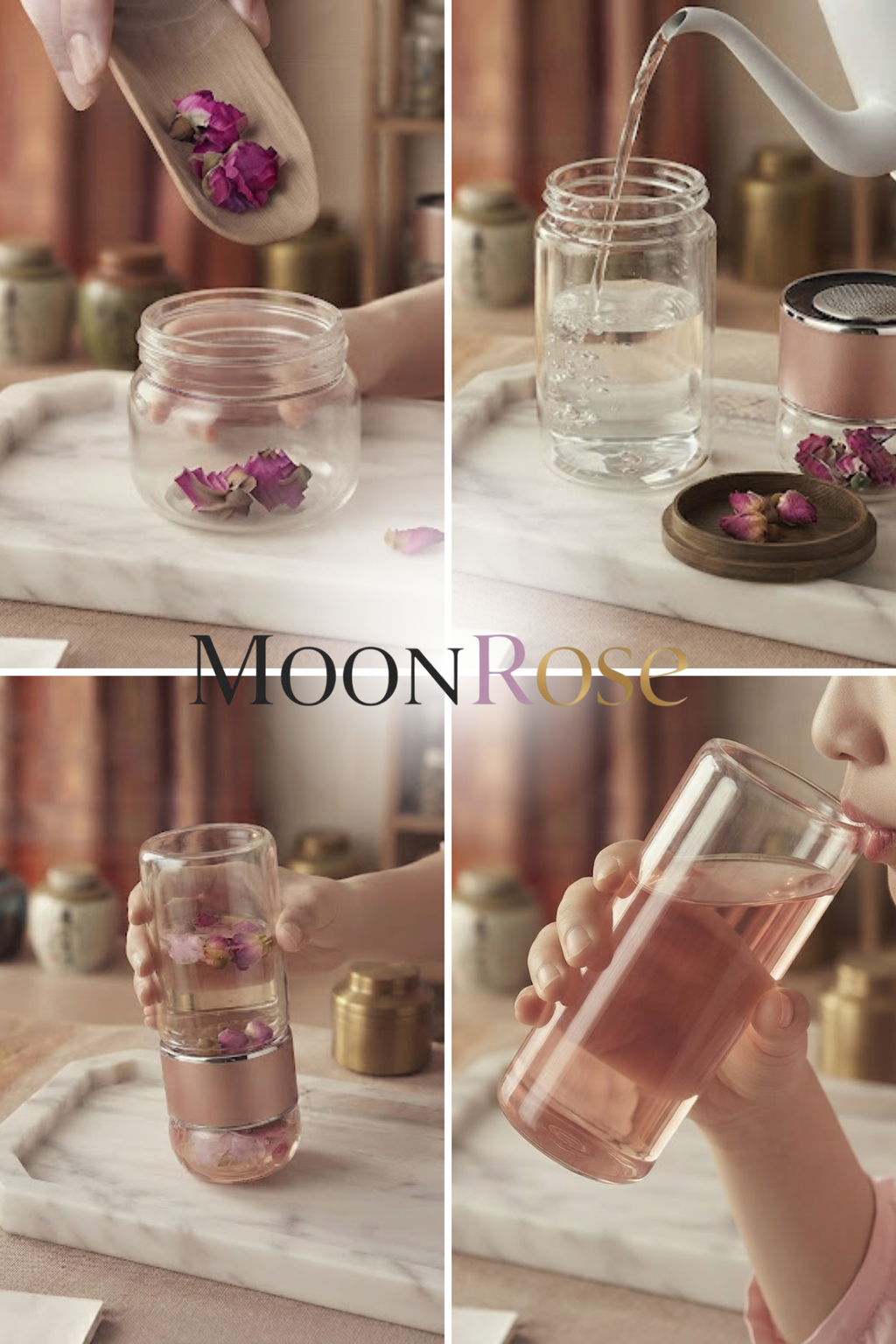 Bouteille Infuseur à Thé en Verre – Rituel Bien-être au Quotidien