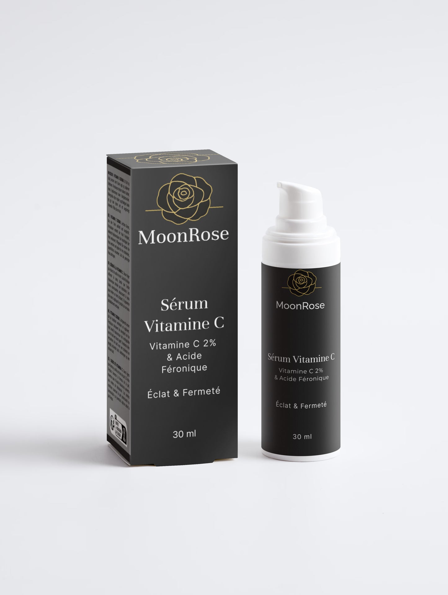 Sérum Booster Éclat — Vitamine C 2% & Acide Férulique