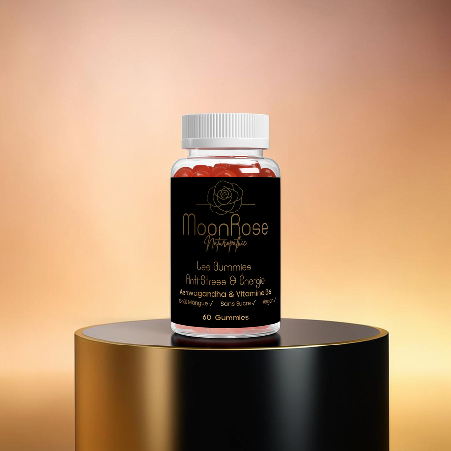 Gummies  Anti-Stress et Énergie  - Ashwagandha + Vitamine B6