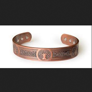 Kupfer-Magnetarmband – Lebensbaum & Magnetverschluss