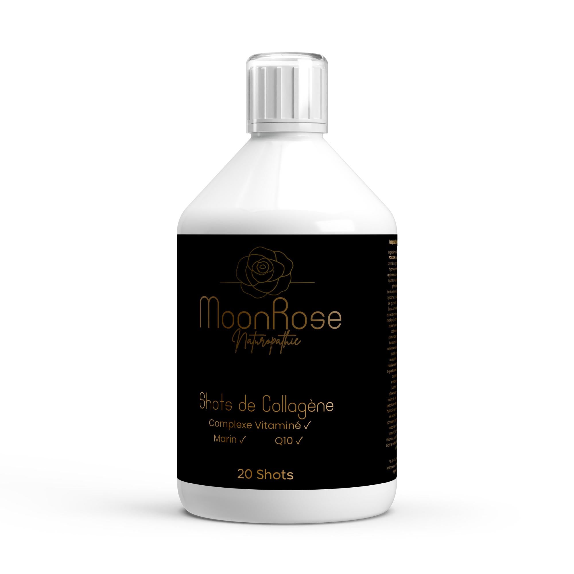Shots de Collagène Marin — Cure Anti-Âge Liquide | 500ml
