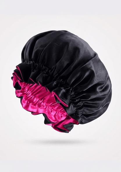 Bonnet de Nuit en Satin Premium — Protection & Soin Capillaire Nocturne - MoonRose