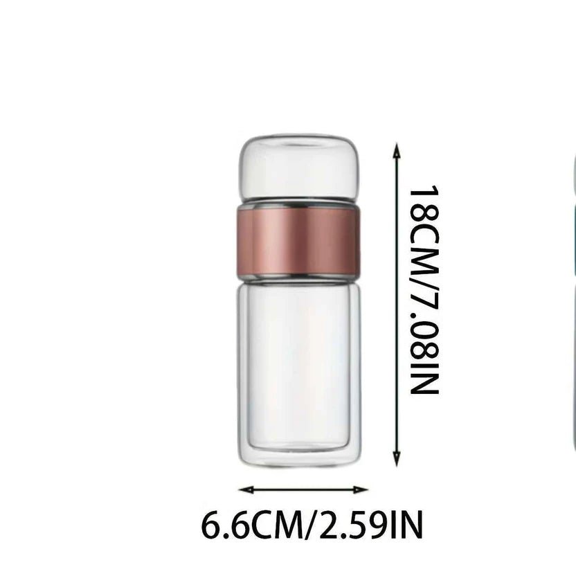 Bouteille Infuseur à Thé en Verre — Rituel Bien-être au Quotidien | 500ml - MoonRose