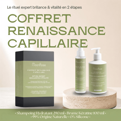 COFFRET RENAISSANCE CAPILLAIRE — Shampooing & Brume Kératine - MoonRose