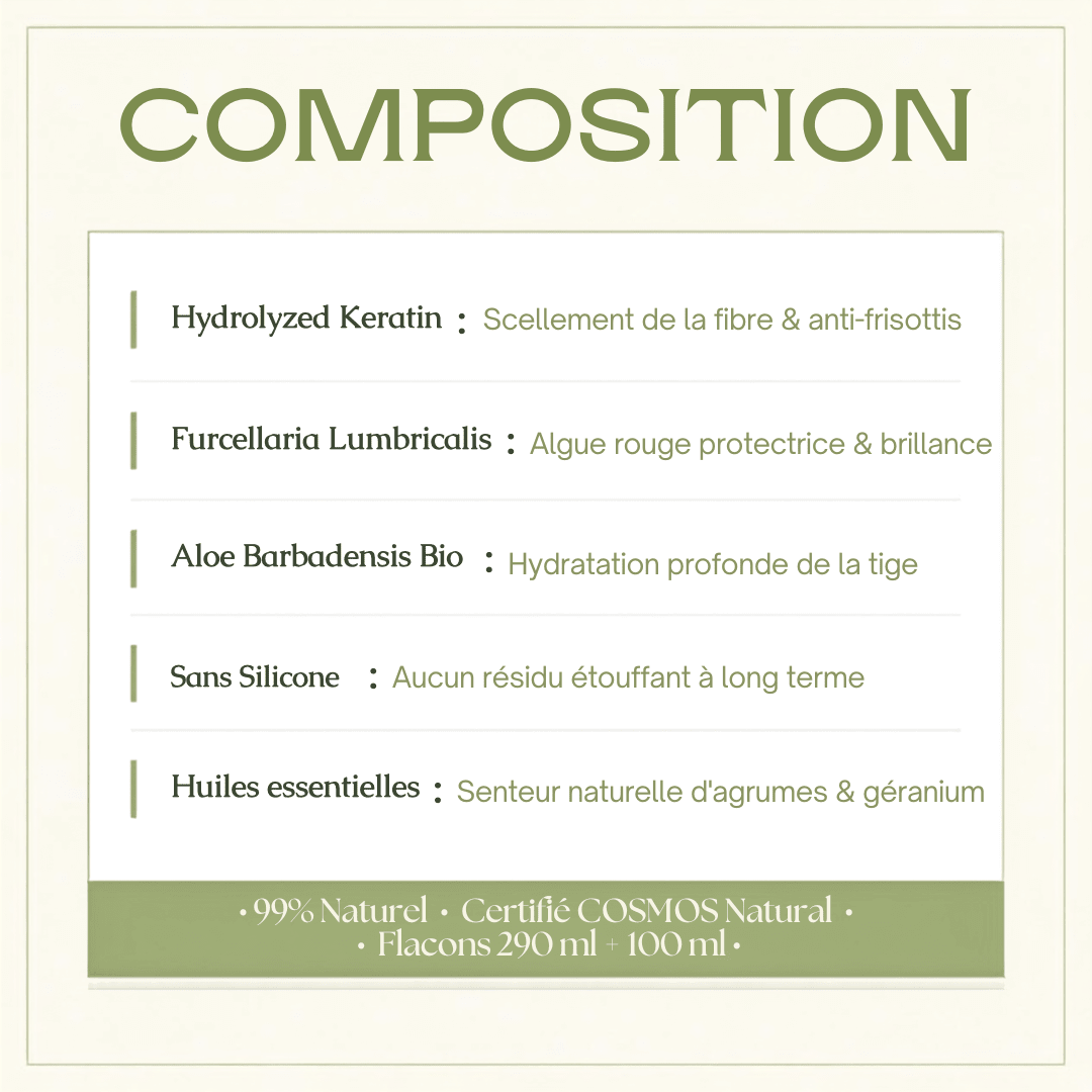COFFRET RENAISSANCE CAPILLAIRE — Shampooing & Brume Kératine - MoonRose