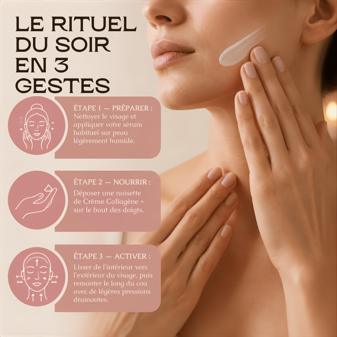 Crème Collagène+ Anti-Âge Nuit - MoonRose