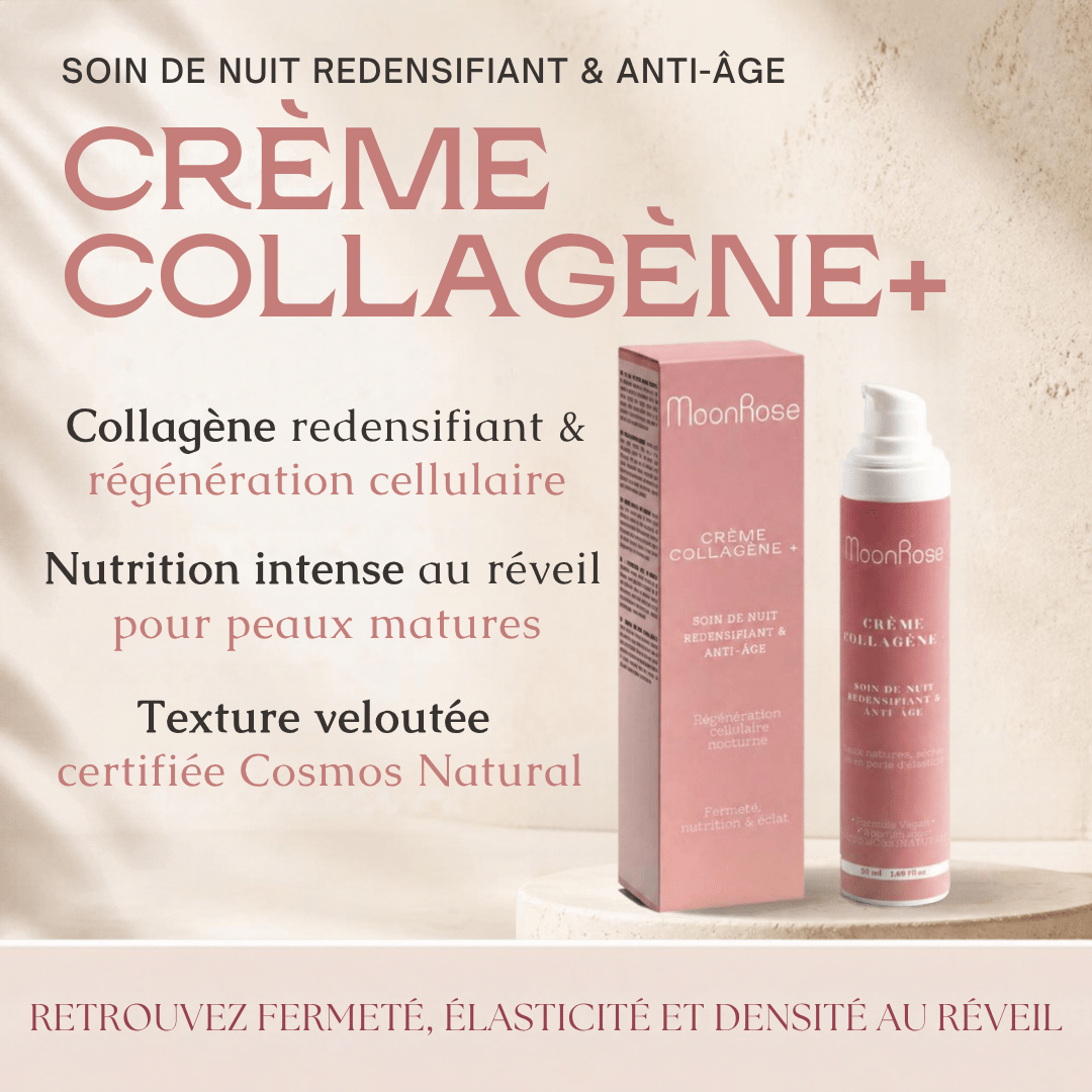 Crème Collagène+ Anti-Âge Nuit - MoonRose