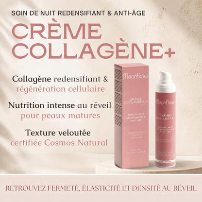 Crème Collagène+ Anti-Âge Nuit - MoonRose
