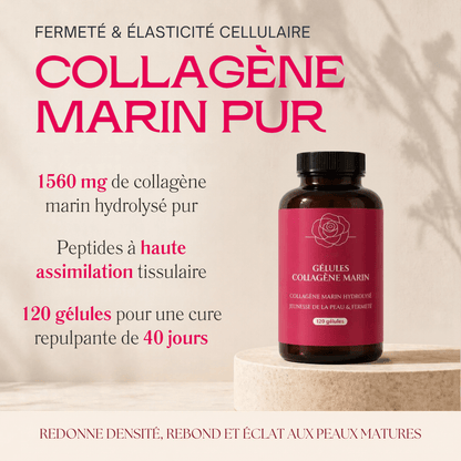 Gélules Collagène Marin Pur - 1 560 mg par prise quotidienne - MoonRose