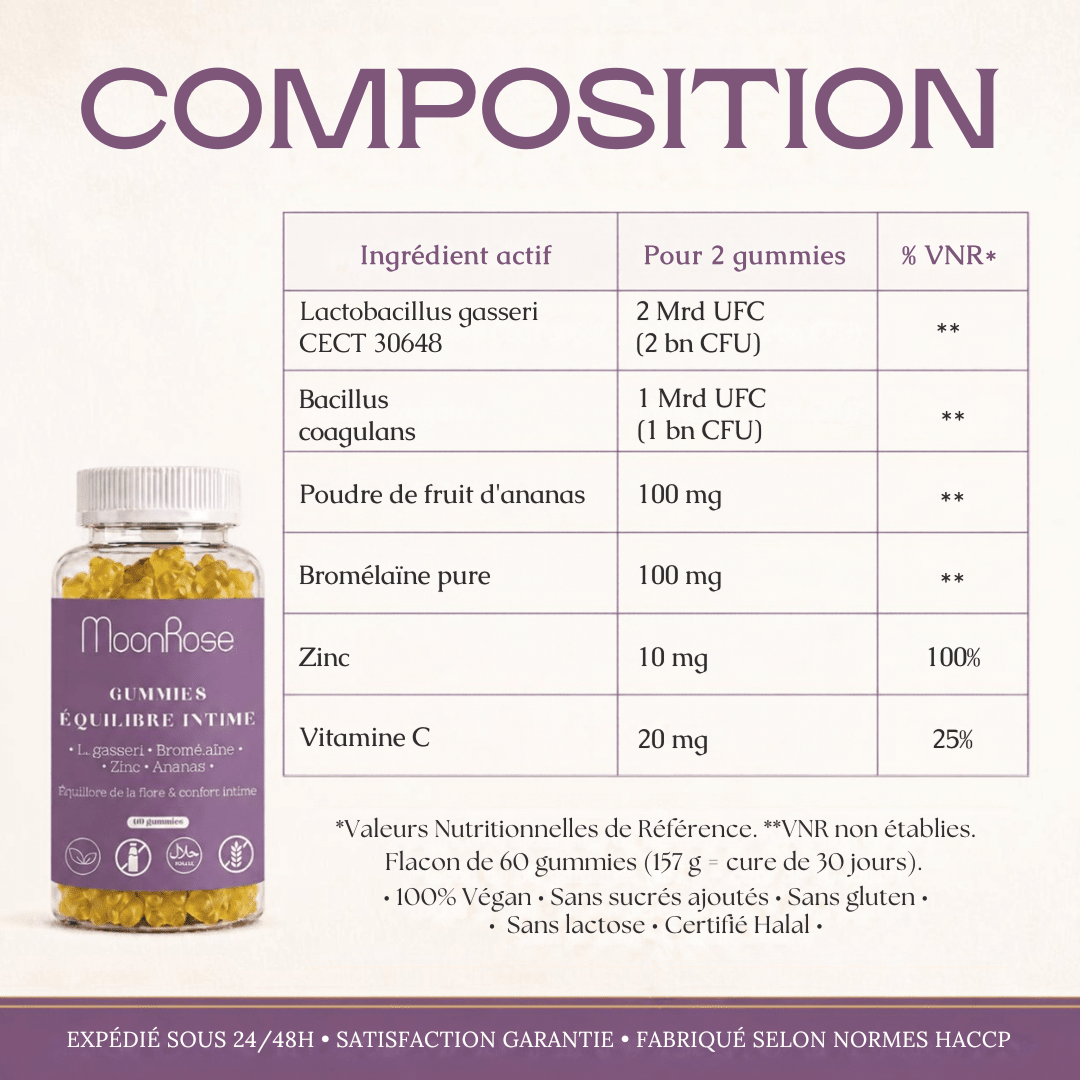 Gummies Équilibre Intime — 60 Gummies - MoonRose