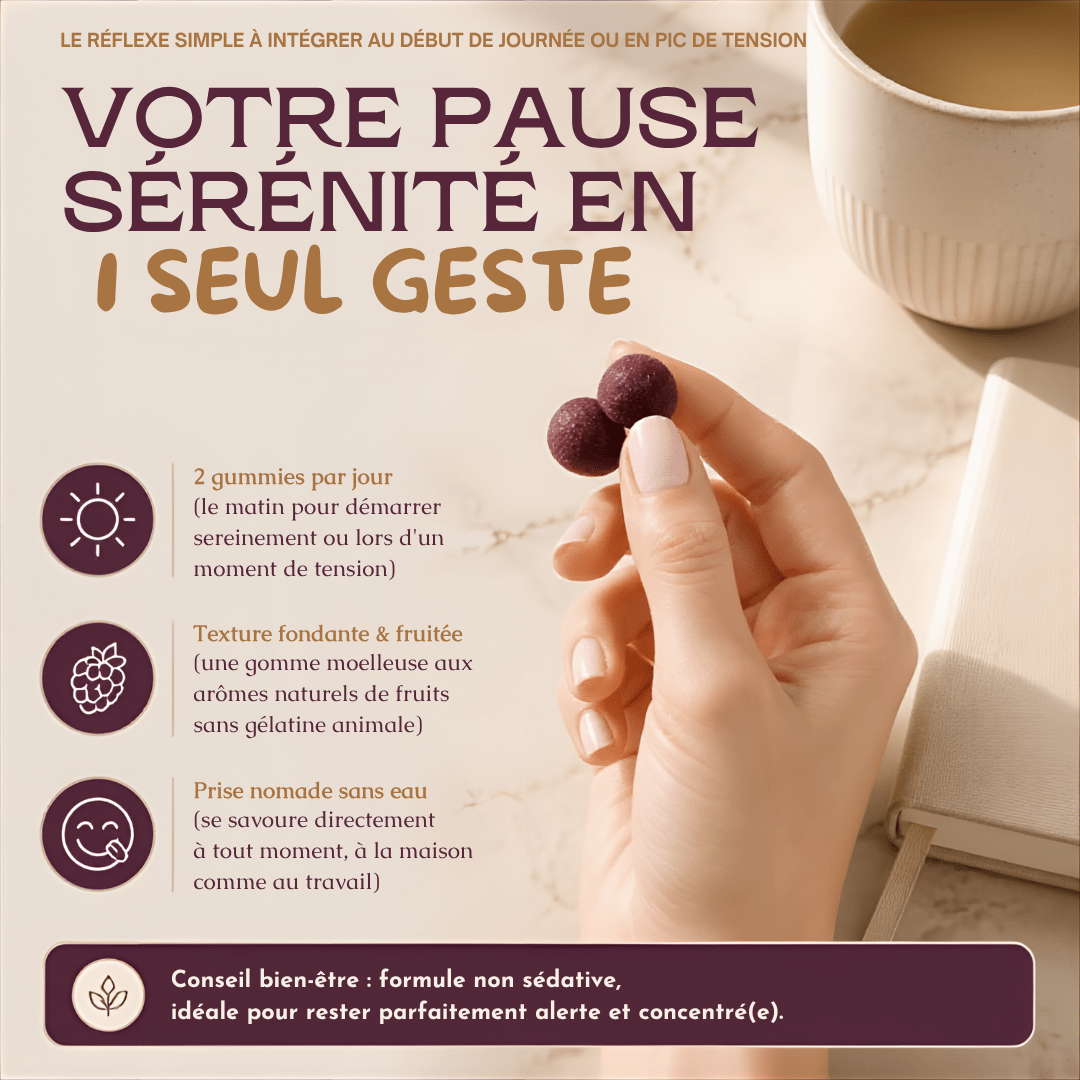 Gummies Sérénité & Équilibre Ashwagandha 300 mg & Vitamine D2 – 60 Gummies - MoonRose