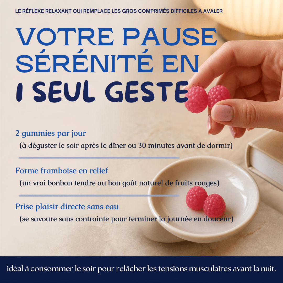 Gummies Sérénité - Magnésium, Zinc & Vitamine B6 - cure 1 mois - MoonRose