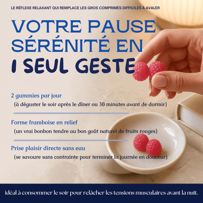 Gummies Sérénité - Magnésium, Zinc & Vitamine B6 - cure 1 mois - MoonRose