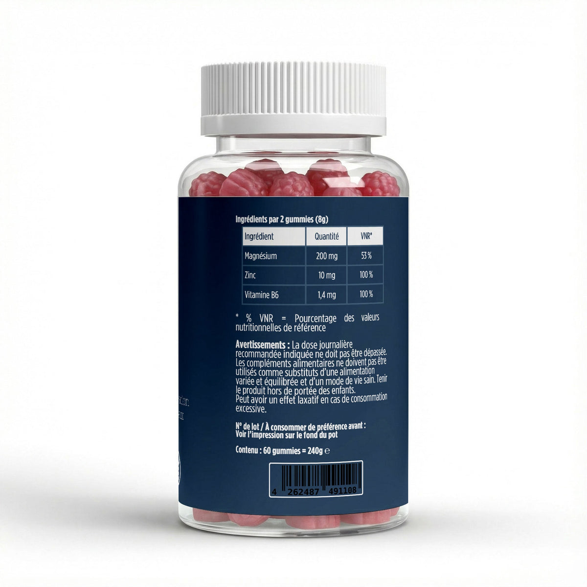 Gummies Sérénité - Magnésium, Zinc & Vitamine B6 - cure 1 mois - MoonRose