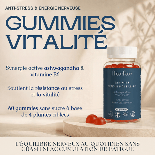 Gummies Vitalité - Ashwagandha, Mélisse, Camomille, Lavande - MoonRose