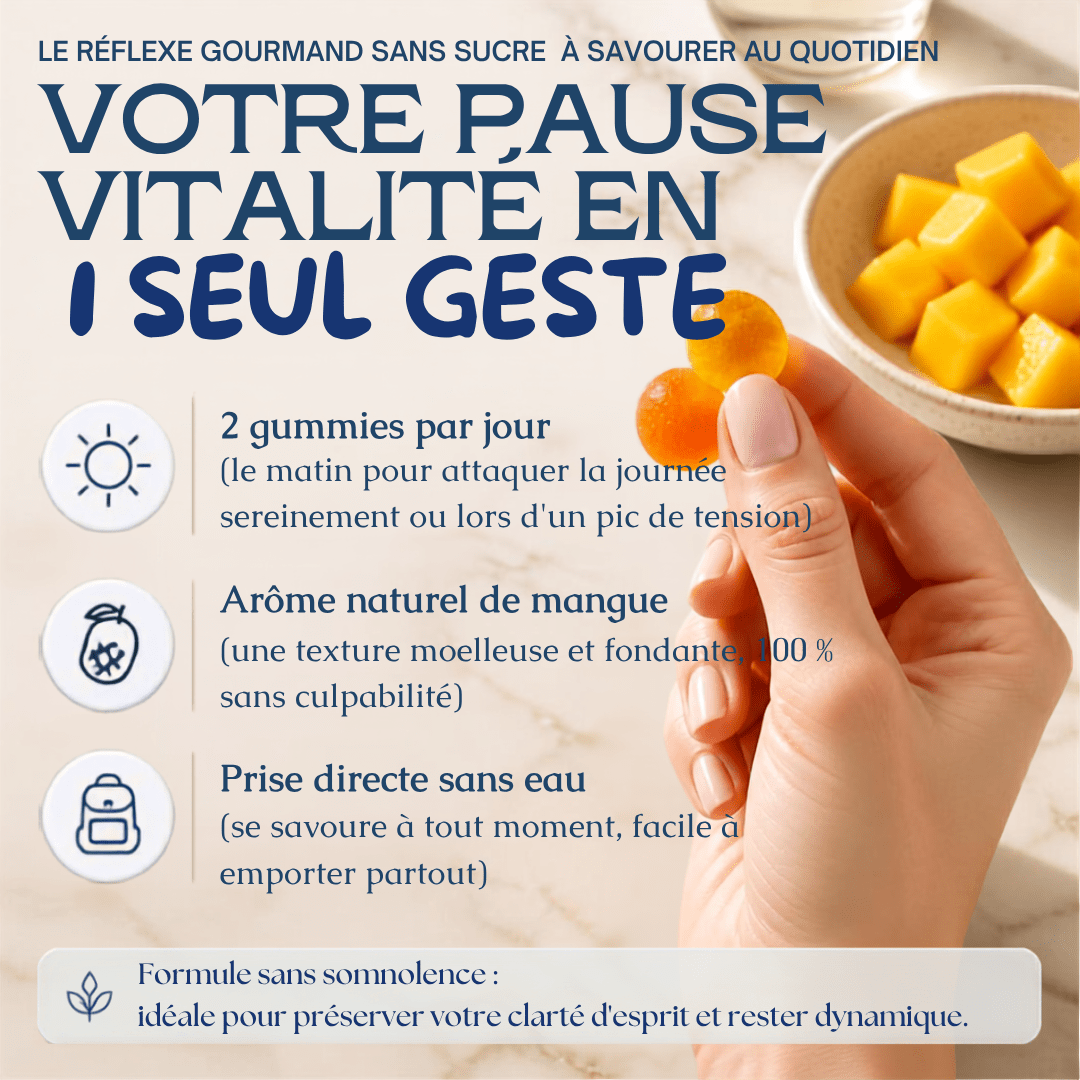 Gummies Vitalité - Ashwagandha, Mélisse, Camomille, Lavande - MoonRose
