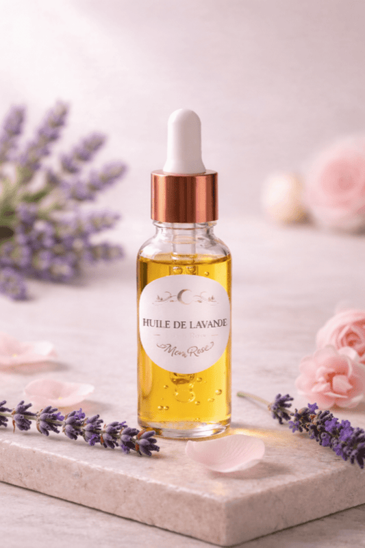Huile Essentielle de Lavande Vraie — Calmante & Anti-Stress | Carte Protocoles Incluse | 20ml - MoonRose