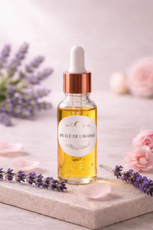 Huile Essentielle de Lavande Vraie — Calmante & Anti-Stress | Carte Protocoles Incluse | 20ml