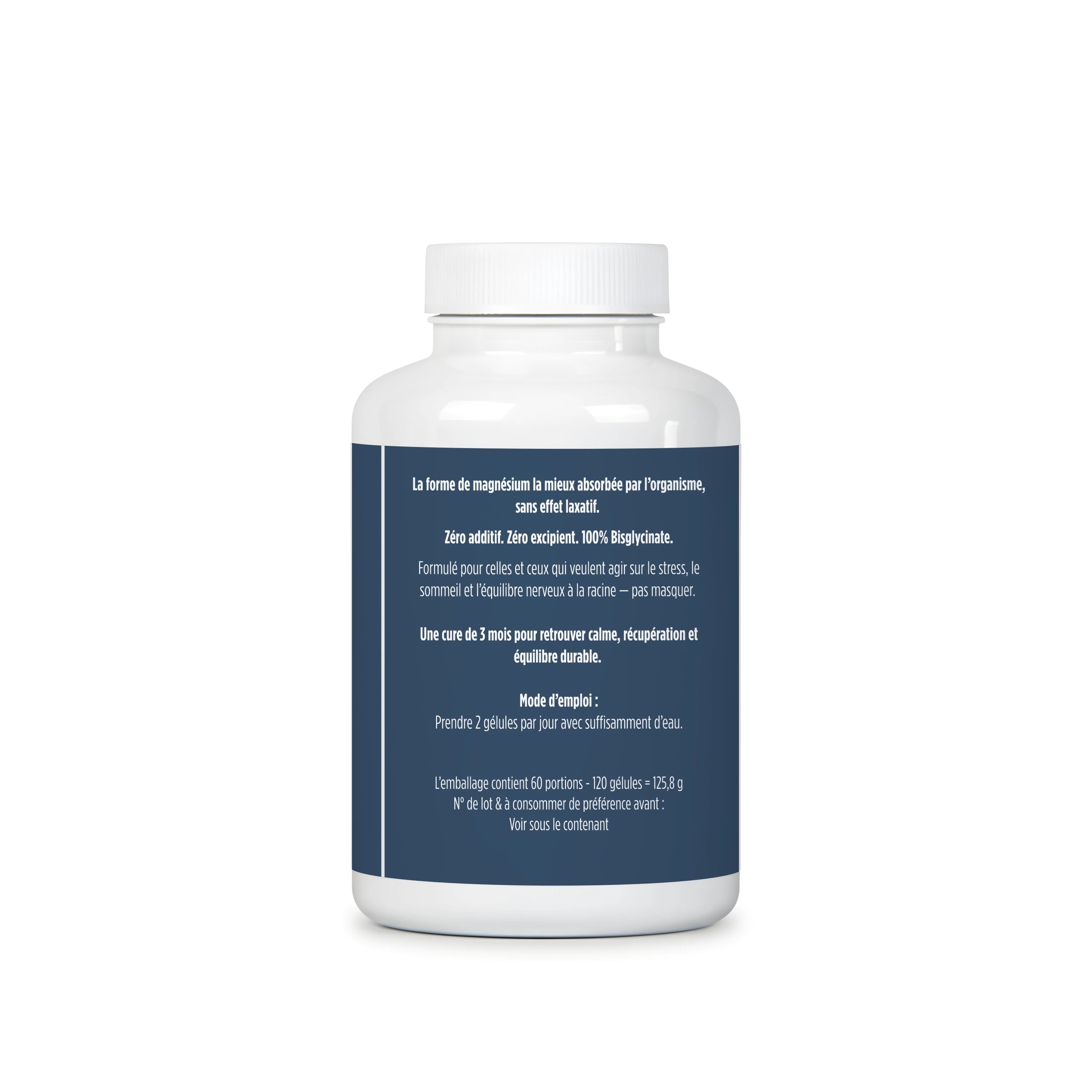 Magnesium Bisglycinate - 120 Capsules