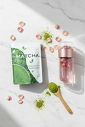 Kit Énergie Matcha — Bouteille Infuseur + Poudre de Matcha