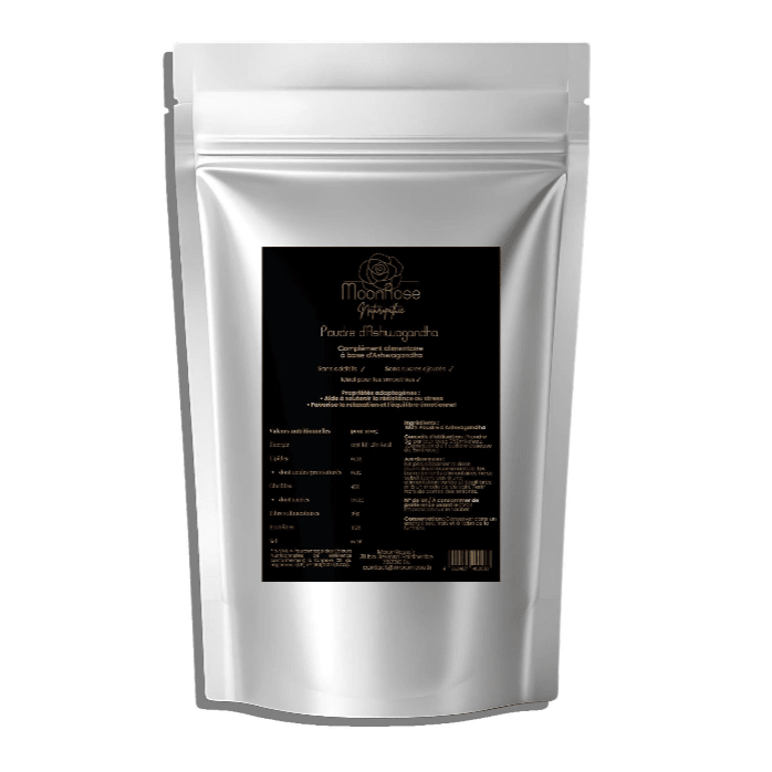 Kit Rituel Matin — Bouteille Infuseur en Verre + Poudre d’Ashwagandha Bio | Énergie & Sérénité - MoonRose
