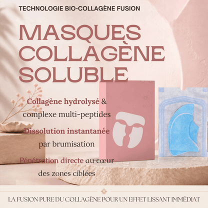 Masques Faciaux au Collagène Soluble — Technologie Bio-Collagen Anti-Âge - MoonRose