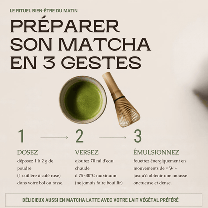 Matcha Cérémonie Premium AHTEA — Énergie Douce & Concentration | 50g - MoonRose