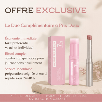 Pack Signature Glow & Rebond : Stick PDRN + Baume Miel Rose - MoonRose