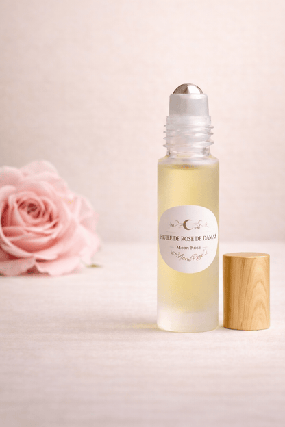 Roll-On Huile de Rose de Damas — Éclat & Sérénité | 10ml - MoonRose