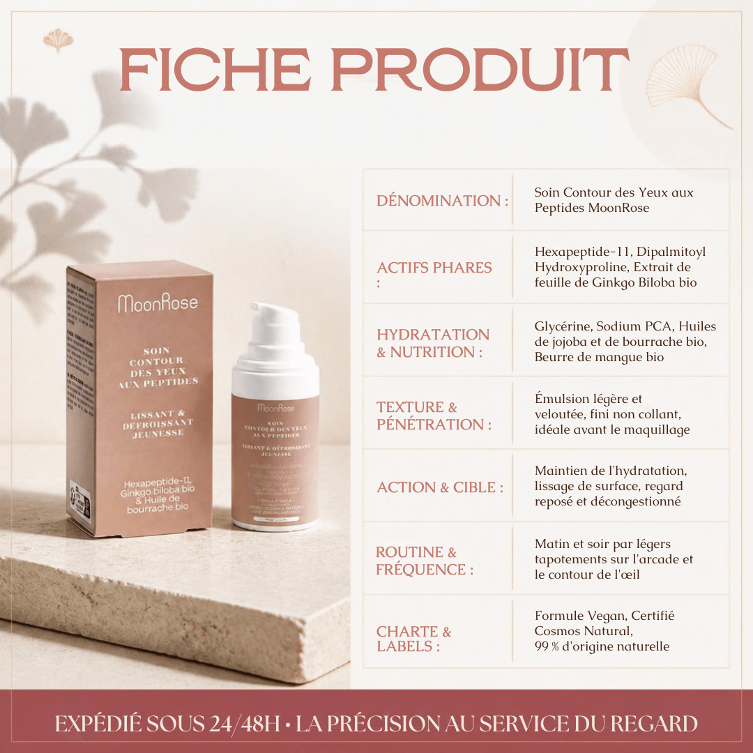 Soin Contour des Yeux Peptides - MoonRose