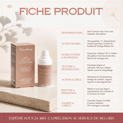 Soin Contour des Yeux Peptides - MoonRose