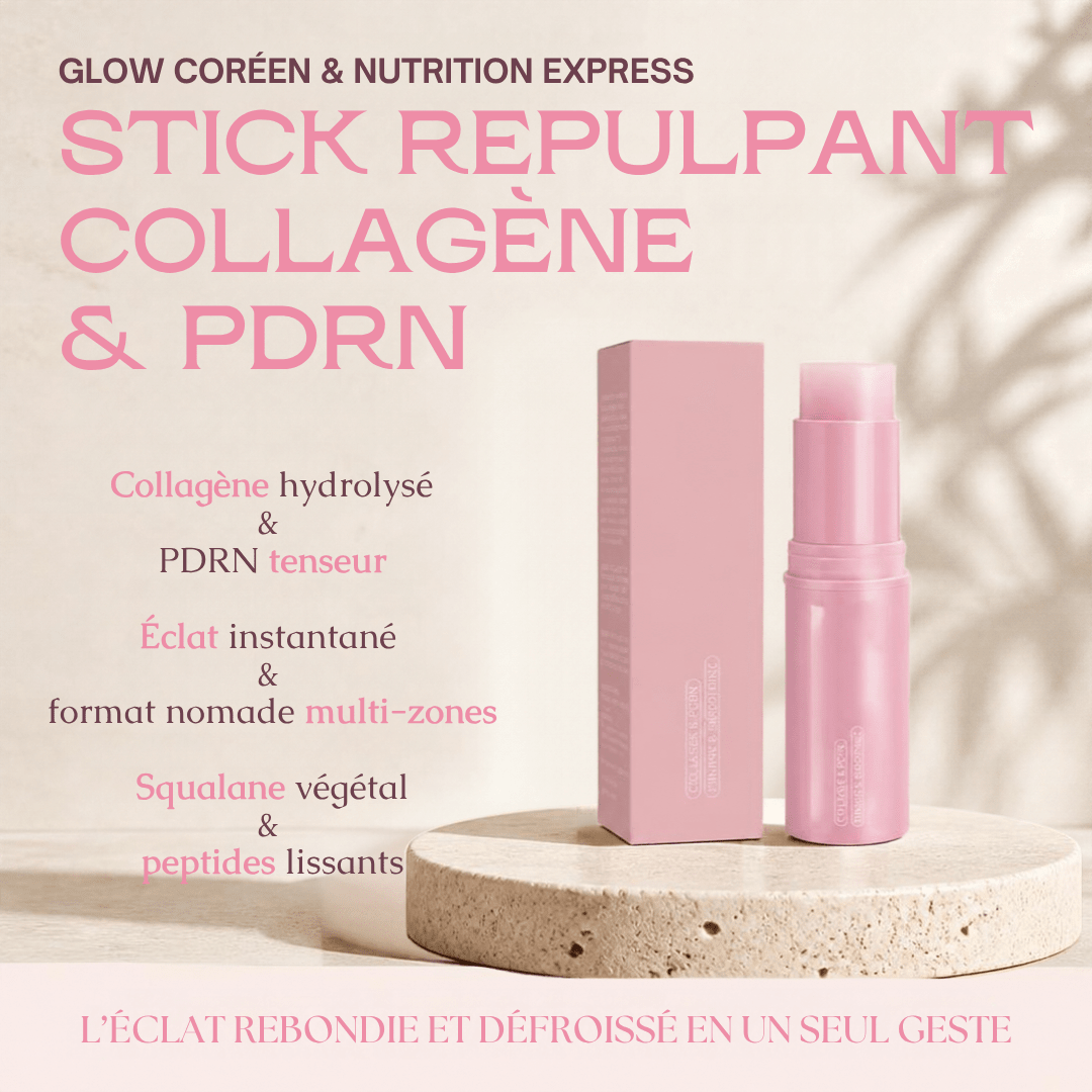 Stick Repulpant Collagène & PDRN — Glow Coréen en 10 Secondes ✨ - MoonRose