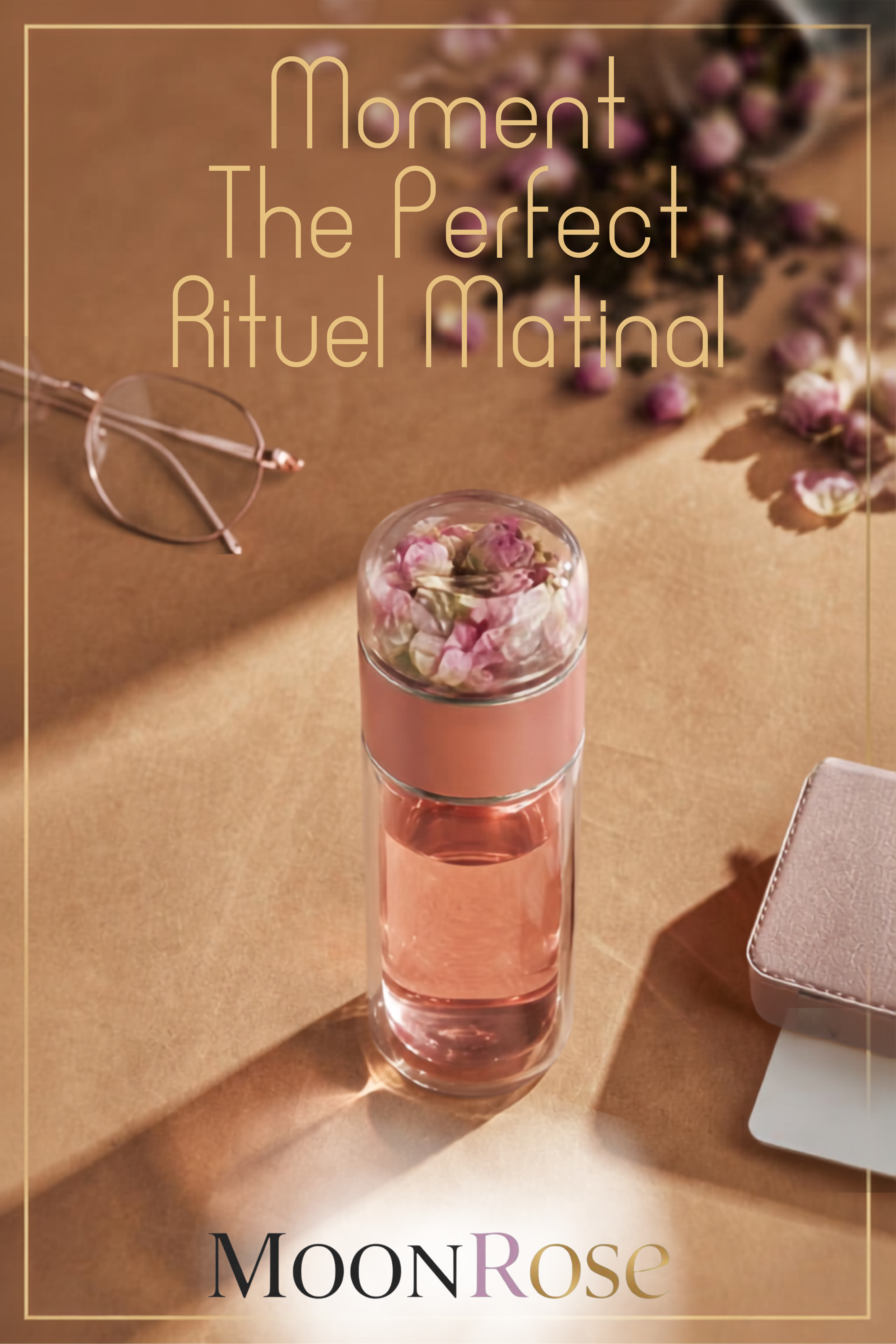 Bouteille Infuseur à Thé en Verre – Rituel Bien-être au Quotidien